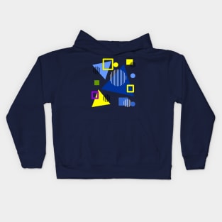 geometric shapes 1 by Salvesad Kids Hoodie